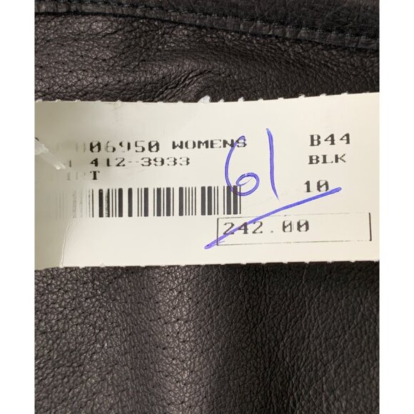 NWT Bailey 44 Pencil Black Suede Ruffle Hem Skirt Size 10 RN10219 - Picture 6 of 7